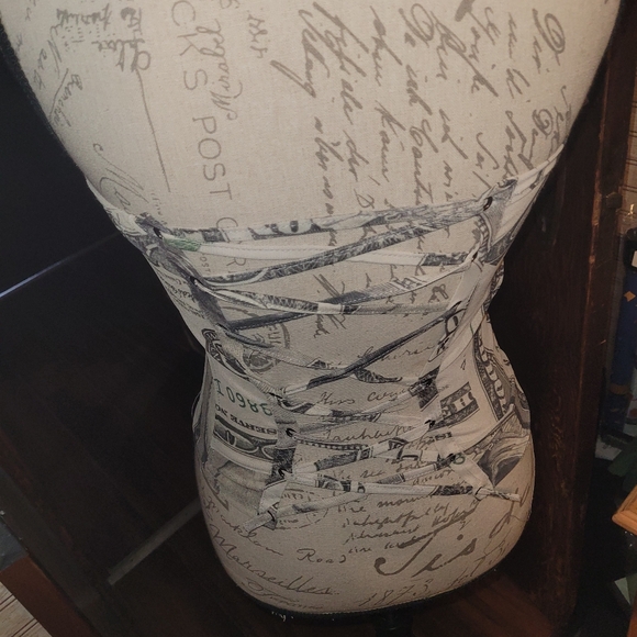 Money print corset - Picture 5 of 8